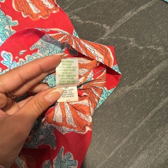 Lilly Pulitzer Sarasota Tunic Watermelon Coralina - Picture 6 of 10